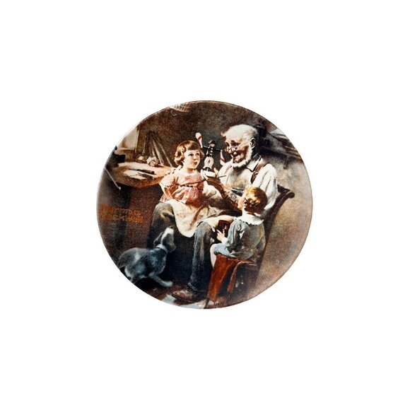 1977 Knowles Norman Rockwell First Limited Edition Collector Plate #24513R - Picture 7 of 7